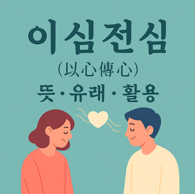 이심전심 뜻 · 유래 · 활용 완벽 정리