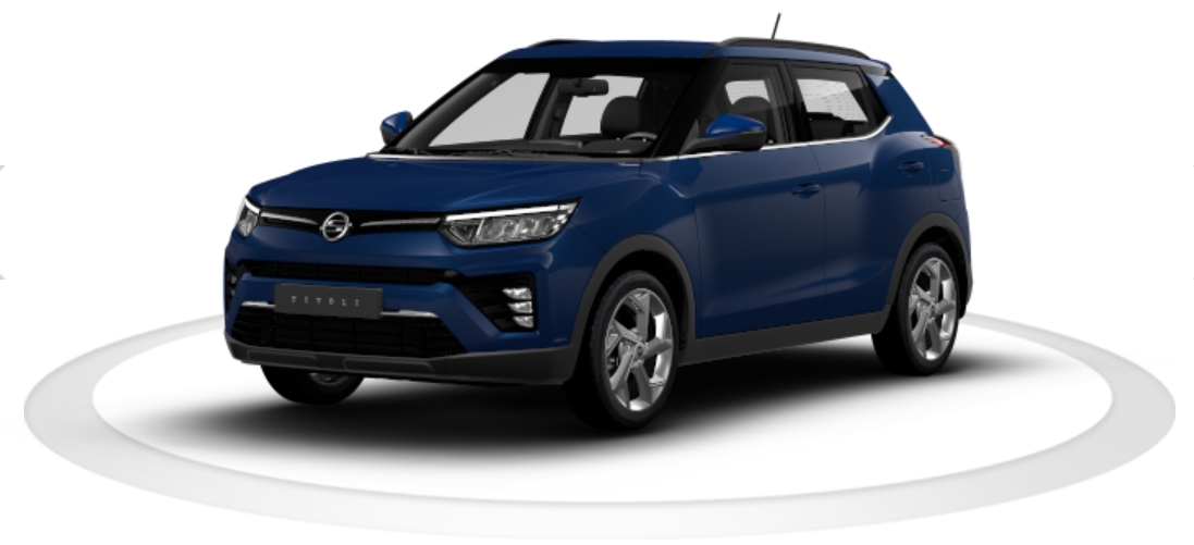 댄디 블루(컬러코드 : BAS) 티볼리 색상코드 - 댄디 블루(컬러코드 : BAS)