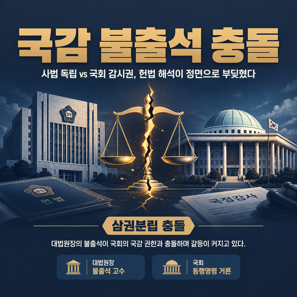 국감 불출석 충돌