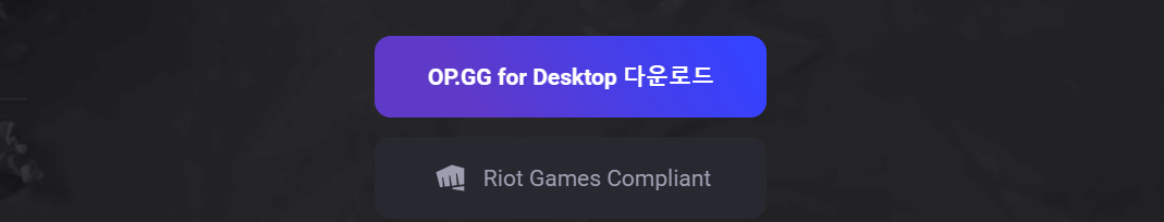op.gg 데스크탑