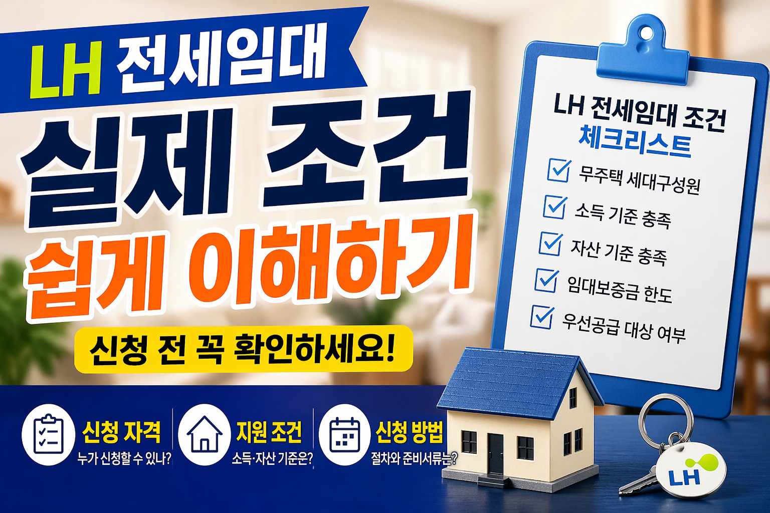 LH 전세임대 조건 쉽게 정리