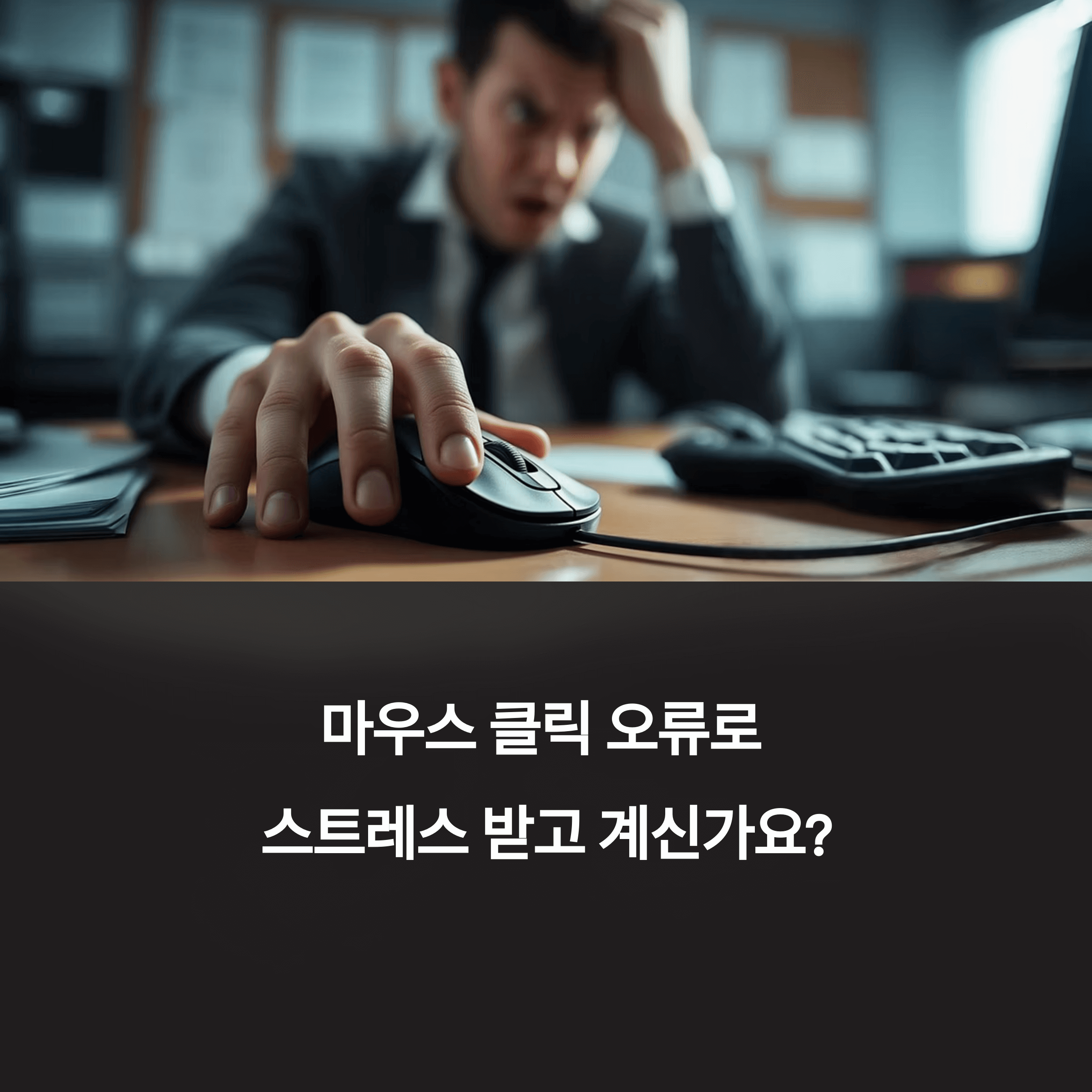 마우스 클릭 오류 해결법 총정리
