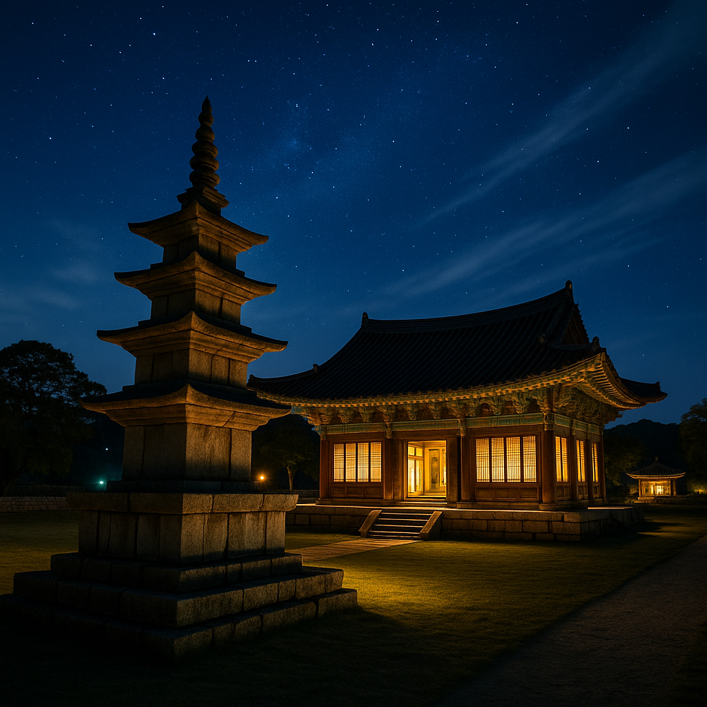 익산문화재 야경