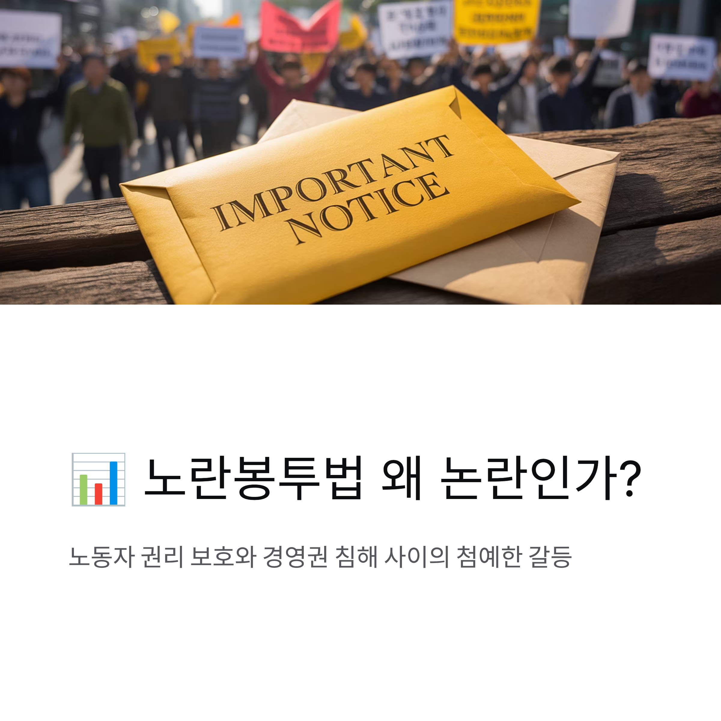 노란봉투법이란? 8월 국회 통과 유력&hellip;노동계 최대 쟁점 법안 주목