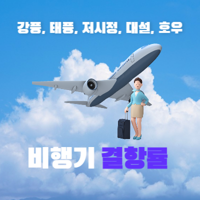 항공사별-비행기-지연-결항률