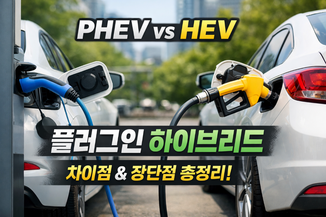 PHEV란? 하이브리드(HEV)와 차이점 장단점 핵심 정리