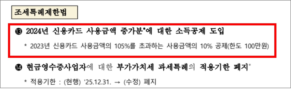 연말정산 소득공제 및 월세 세액공제 확대 금액 확인