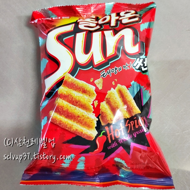 오리온 돌아온 썬칩 핫스파이시 80g