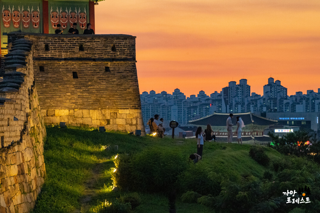 수원 동북포루 일몰