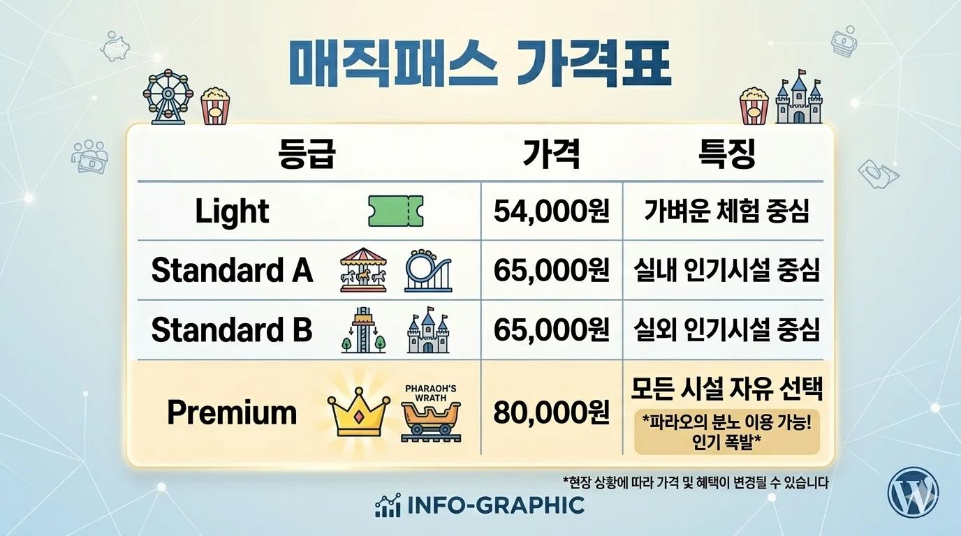 롯데월드 매직패스 프리미엄 구매방법