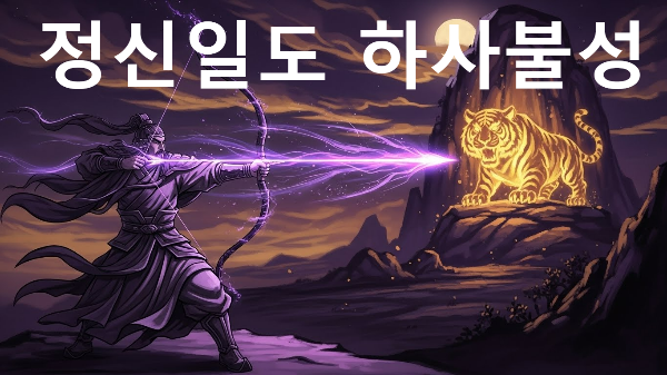 정신일도 하사불성