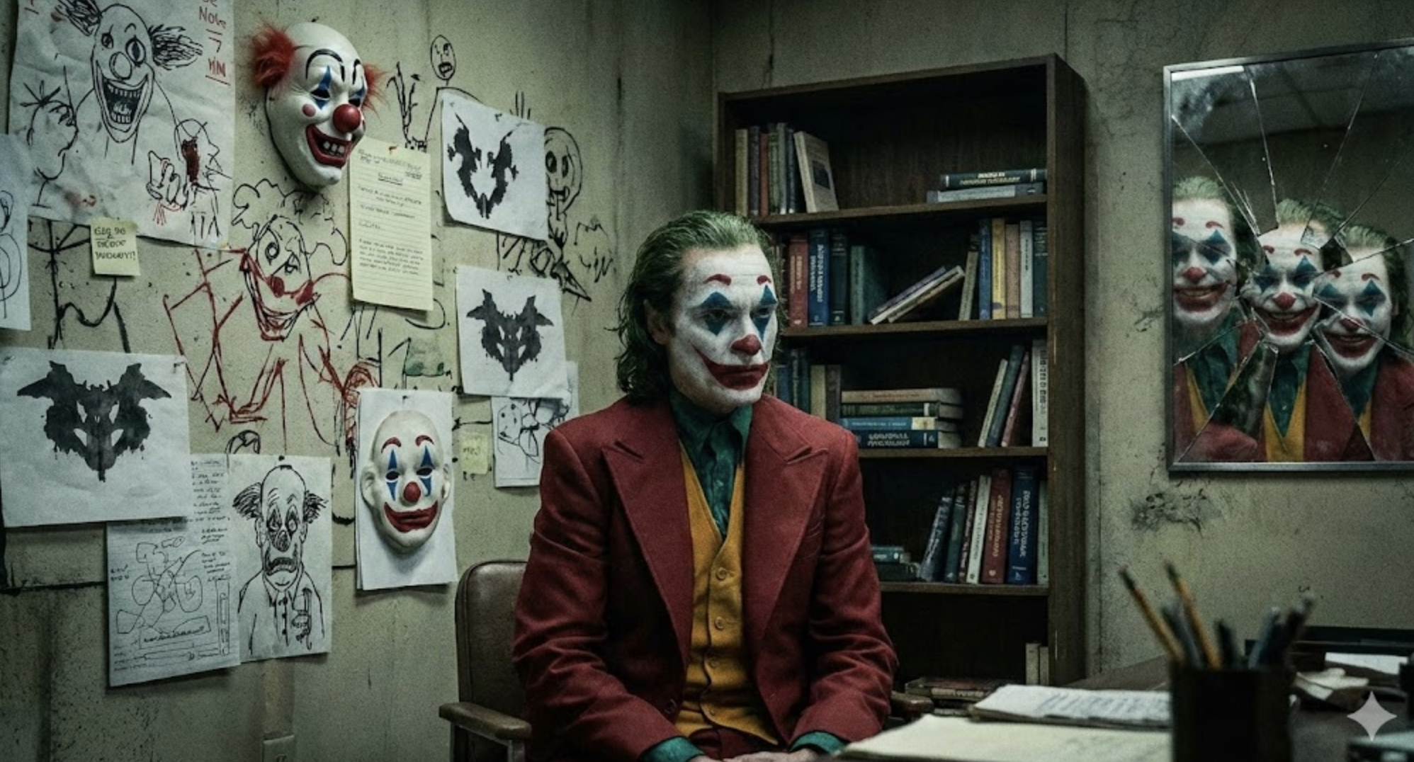 조커 캐릭터 심리 분석 이미지