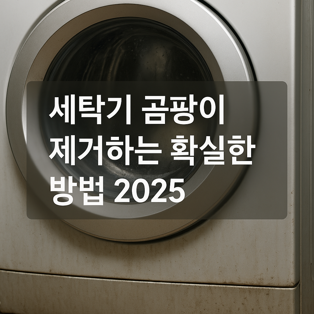 세탁기 곰팡이 제거 2025