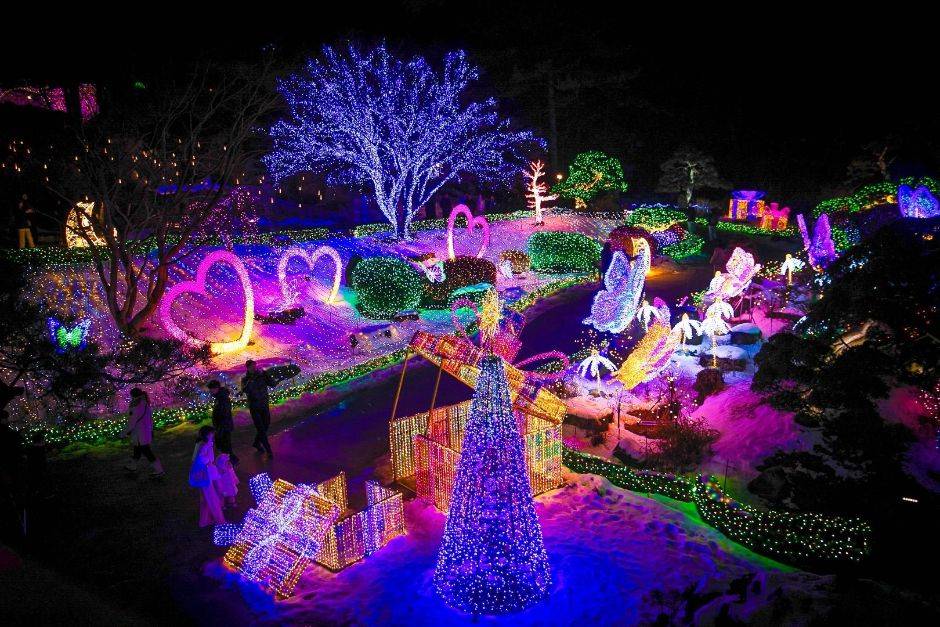 아침고요수목원 오색별빛정원전 현장3