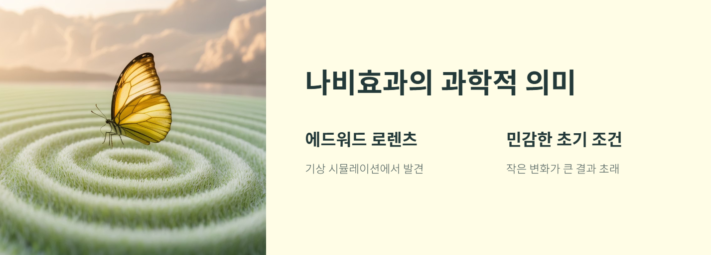 나비효과의 과학적 의미