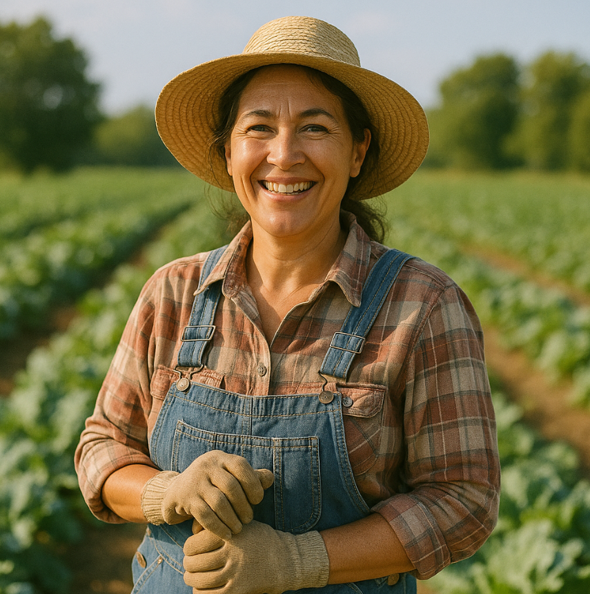 여성 농업인 사진