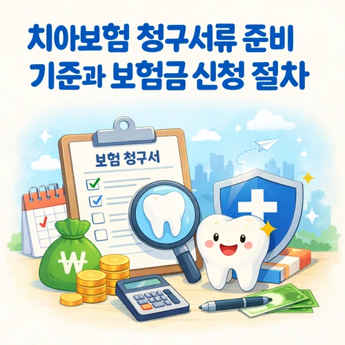 치아보험 청구서류 준비 기준과 보험금 신청 절차 썸네일