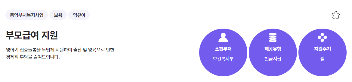 부모급여 복지로