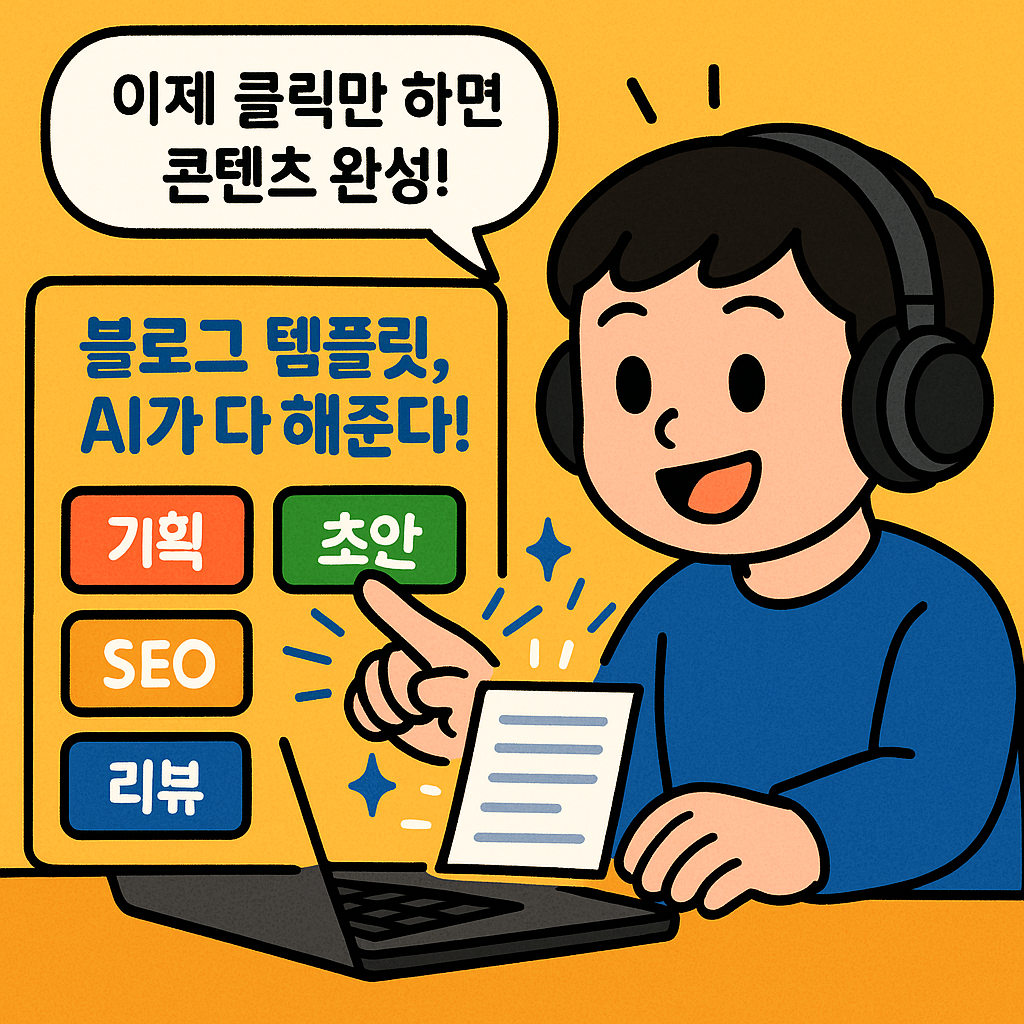 블로그 운영자를 위한 AI 템플릿 모음