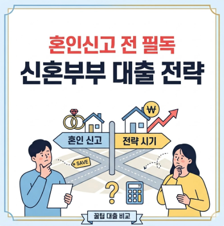 혼인신고 전 필독, 신혼부부 대출 전략 썸네일
