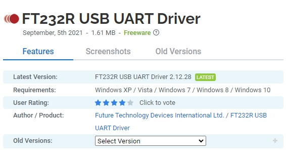 FT232R-USB-UART-Driver