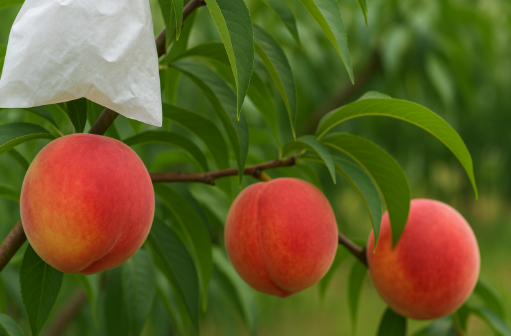 복숭아 봉지 씌우는 시기