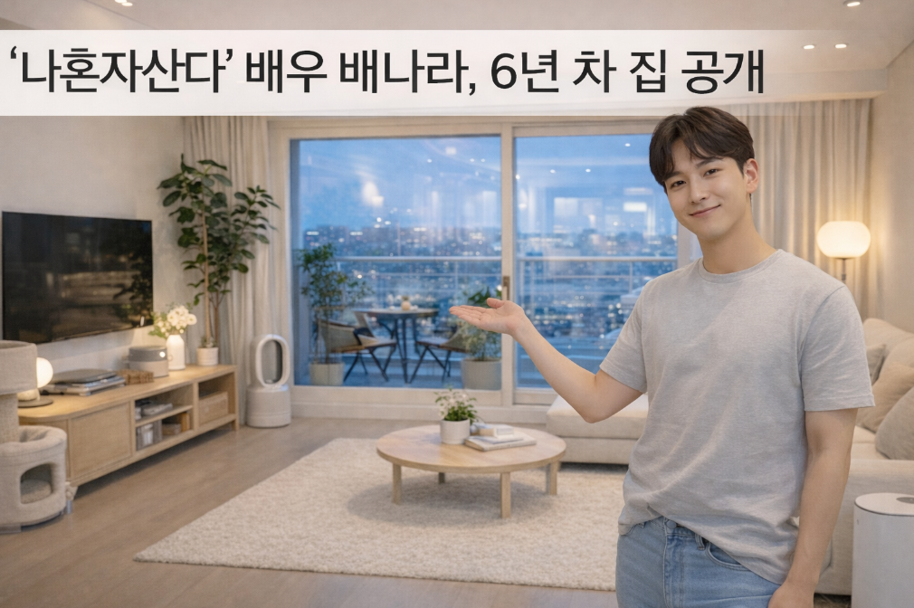 배나라 6년 차 집 공개, 이 가격에 이 인테리어?