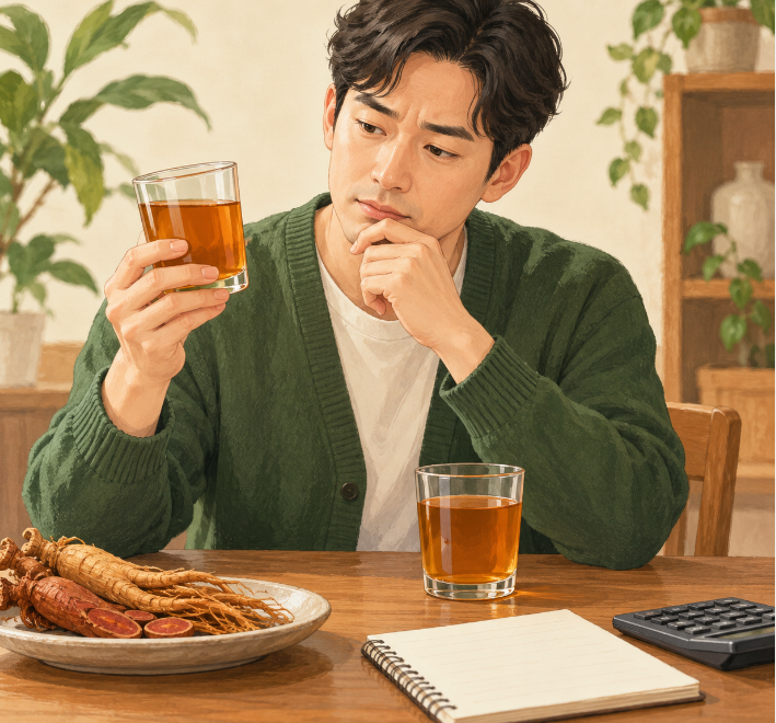 홍삼진액-효능-효과-먹는법-부작용-골드-6년근