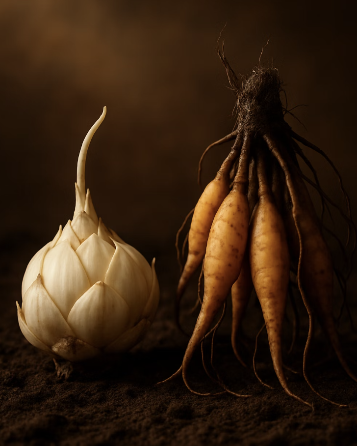 땅속의 비밀&amp;#44; 뿌리 모양