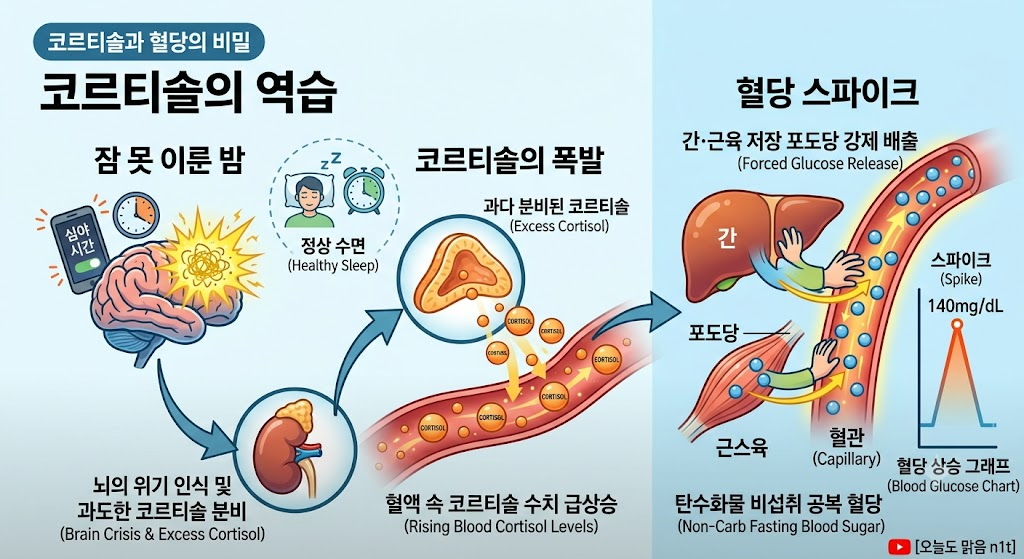 코르티솔과 혈당의 비빌