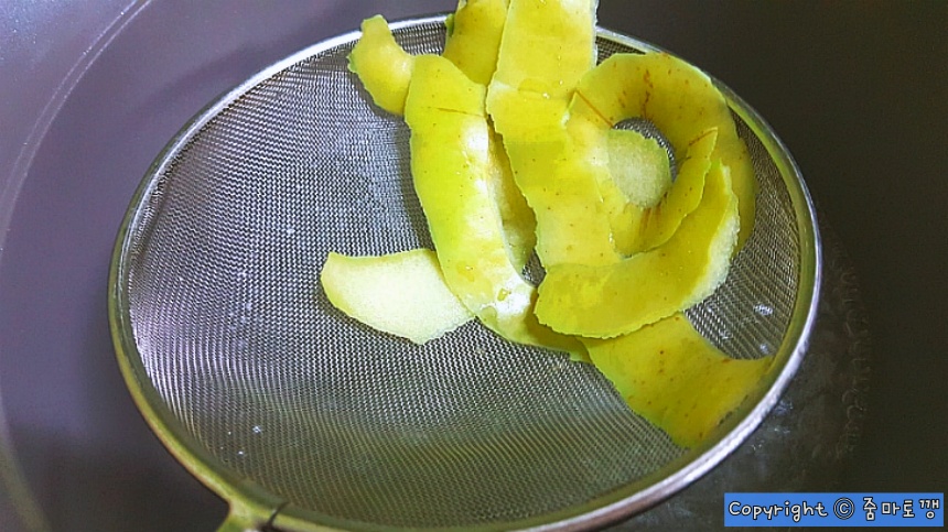 사과껍질-건져내기