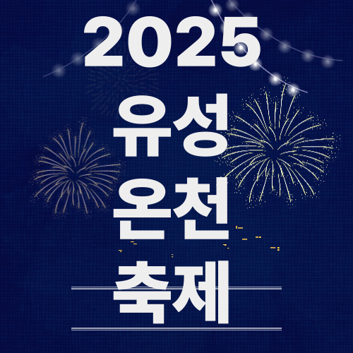 유성온천축제 2025 일정, 불꽃놀이 드론쇼 시간표 총정리! 주차 꿀팁까지