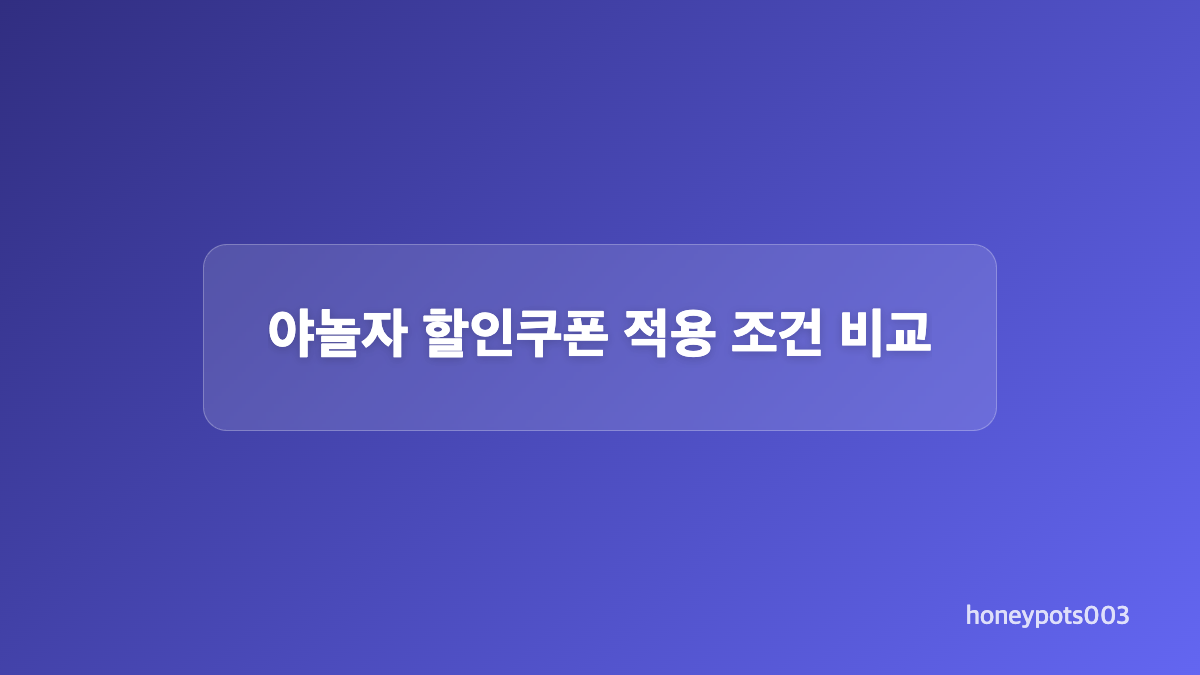 야놀자 할인쿠폰 다운로드와 적용 순서