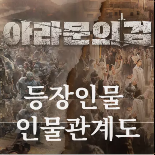 아라문의 검 등장인물-인물관계도