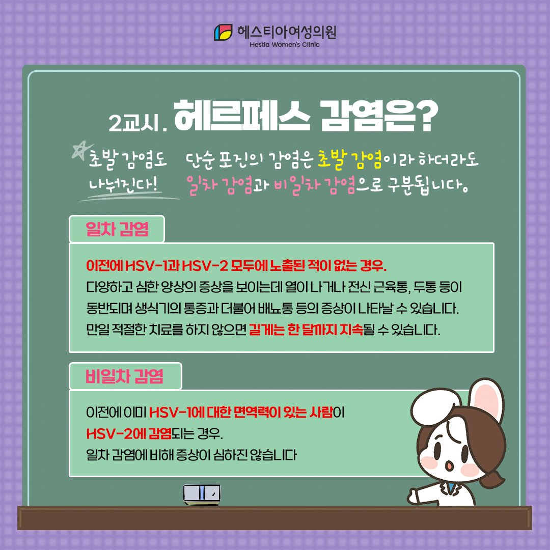 헤르페스 바이러스는 이렇습니다!