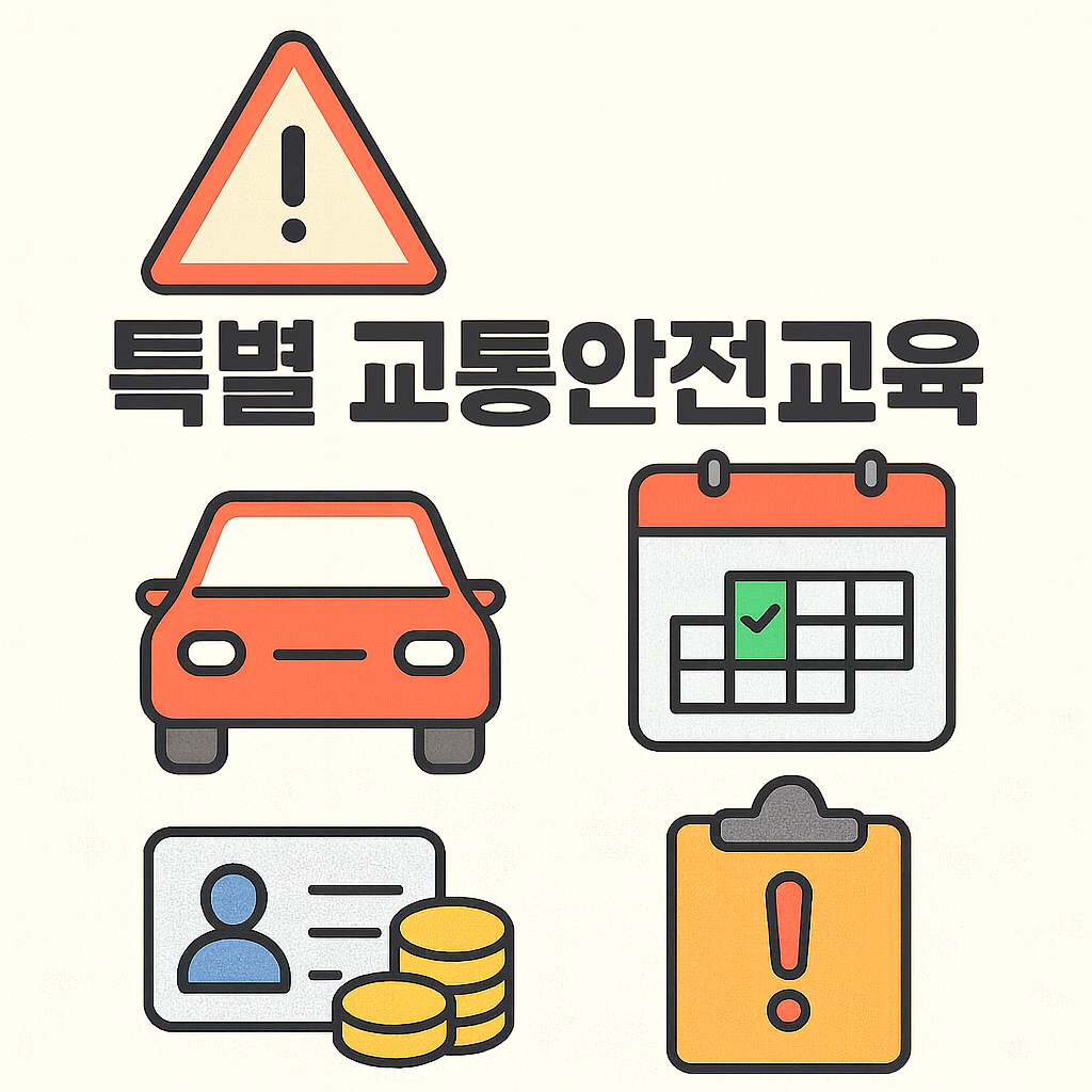 2025년 도로교통공단 특별교통안전교육 안내