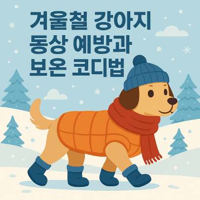 겨울철 강아지 동상 예방법 : 보온 코디법과 실내외 케어 팁 총정리
