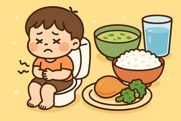 설사 회복 돕는 식단 안내