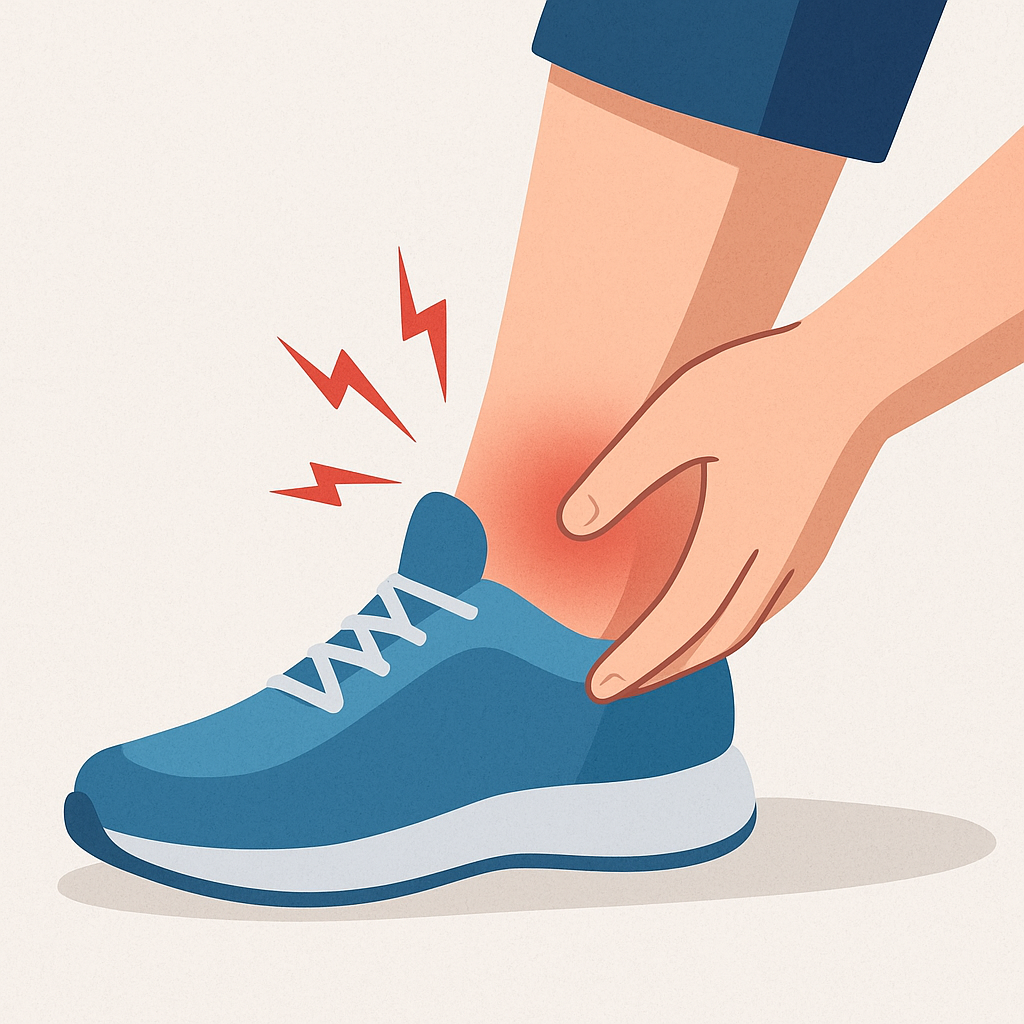 발목 삐끗했을 때 느끼는 통증