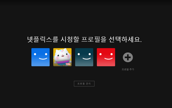 넷플릭스-프로필