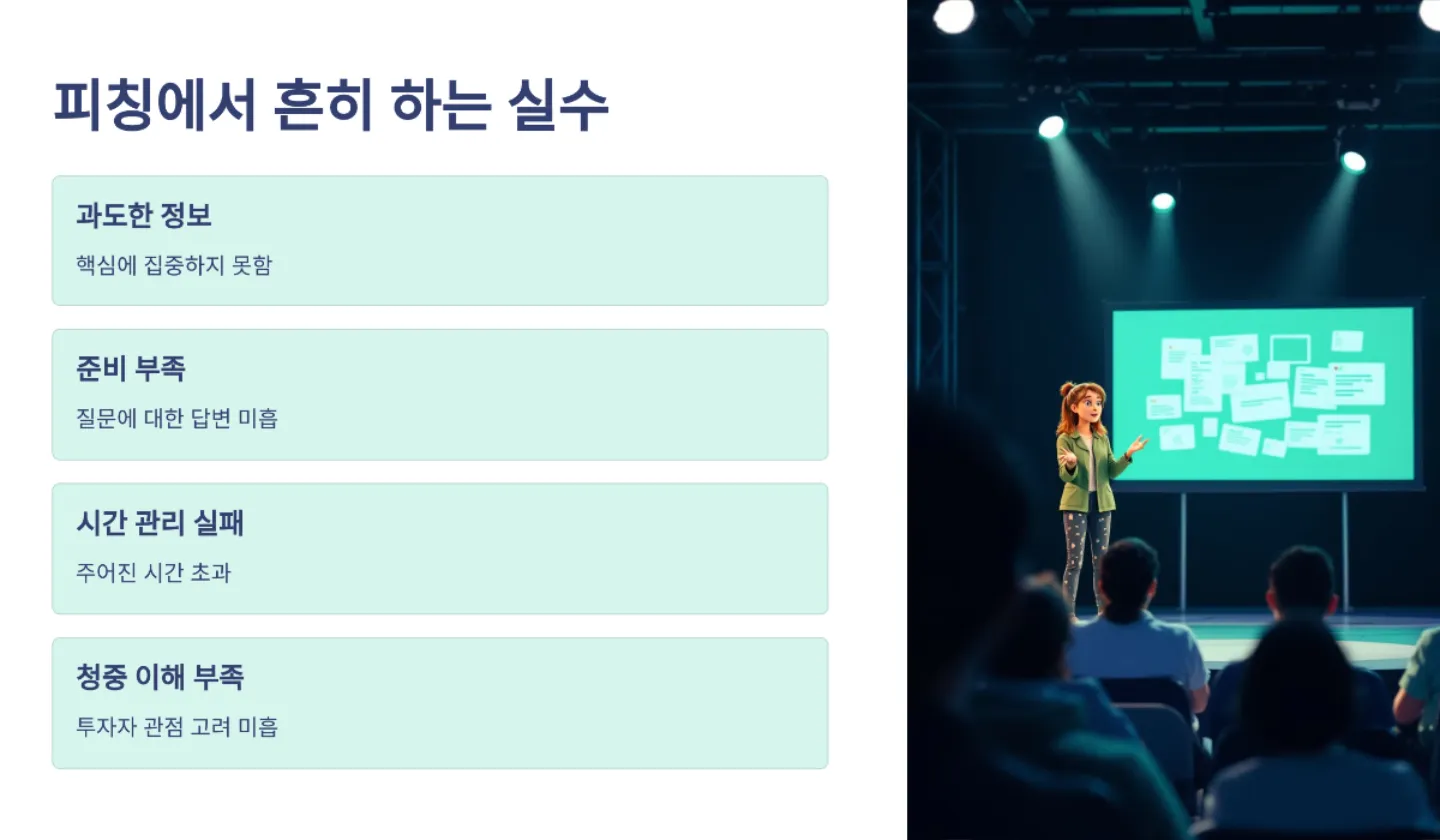 피칭에서 흔히 하는 실수