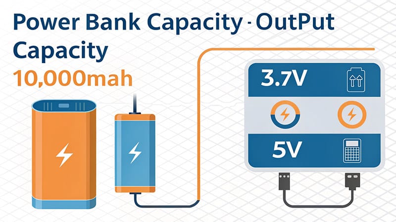 보조배터리 고르는법 실용량 표기 용량 차이