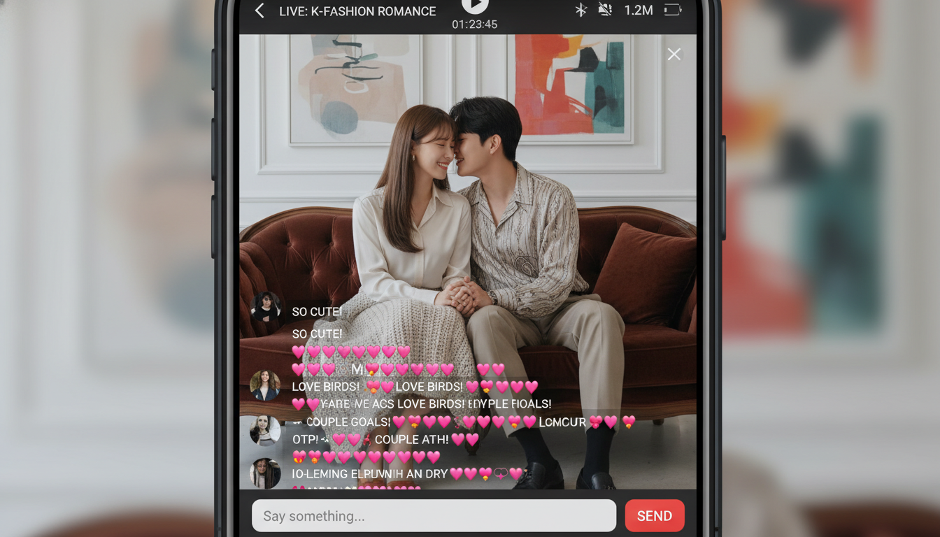 유튜브 라이브 방송에서 다정하게 손을 잡고 스킨십을 하는 나는솔로 30기 영수와 옥순의 모습 분석