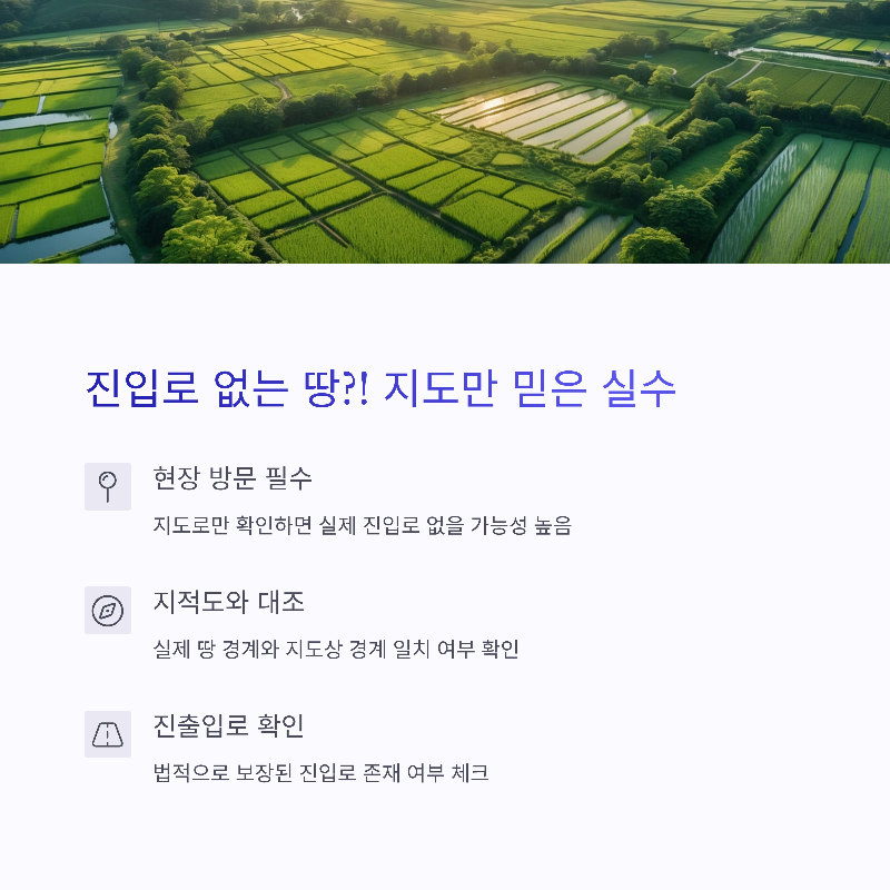 지적도와 현장 불일치 안되요