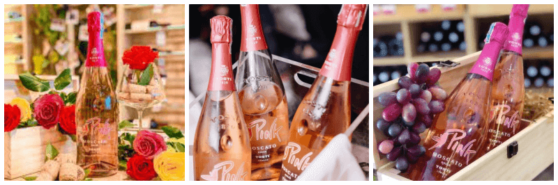 또스띠 핑크 모스카토 사진 3개