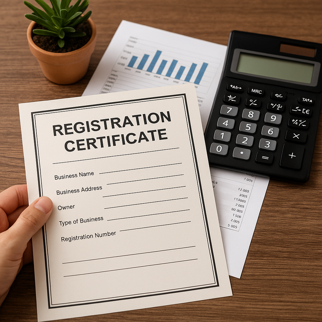 사업자등록증 관리 사진