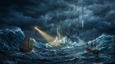 1500원 돌파 환율과 글로벌 증시의 불확실성을 보여주는 분석 차트 (Analytical chart showing 1500 KRW FX breach and global stock market uncertainty)