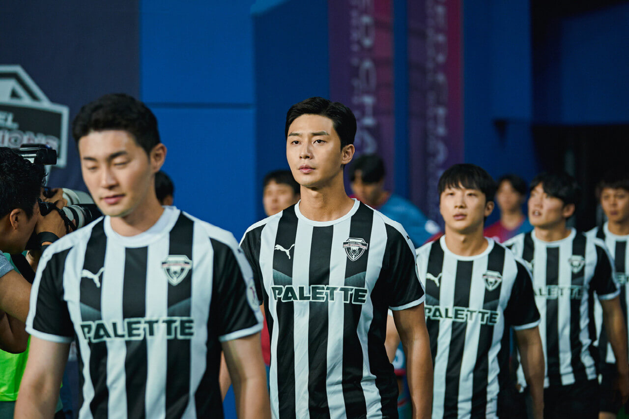 영화 드림 속 축구선수 역할인 박서준