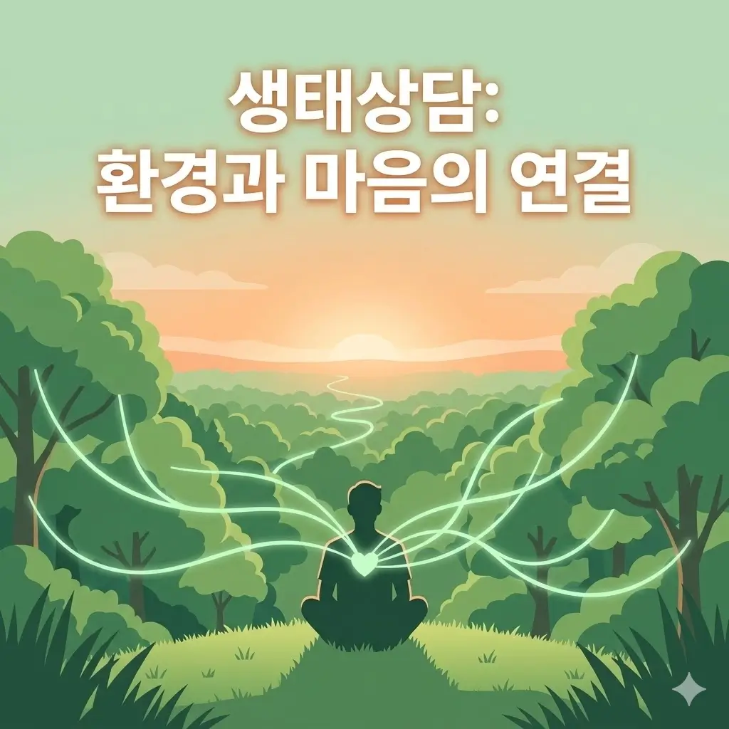 생태상담이란? 환경과 마음의 연결을 다루는 새로운 접근