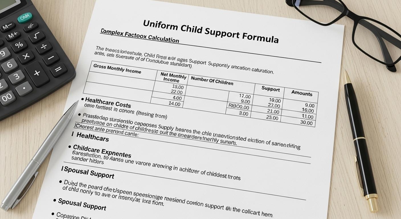 양육비 산정기준표